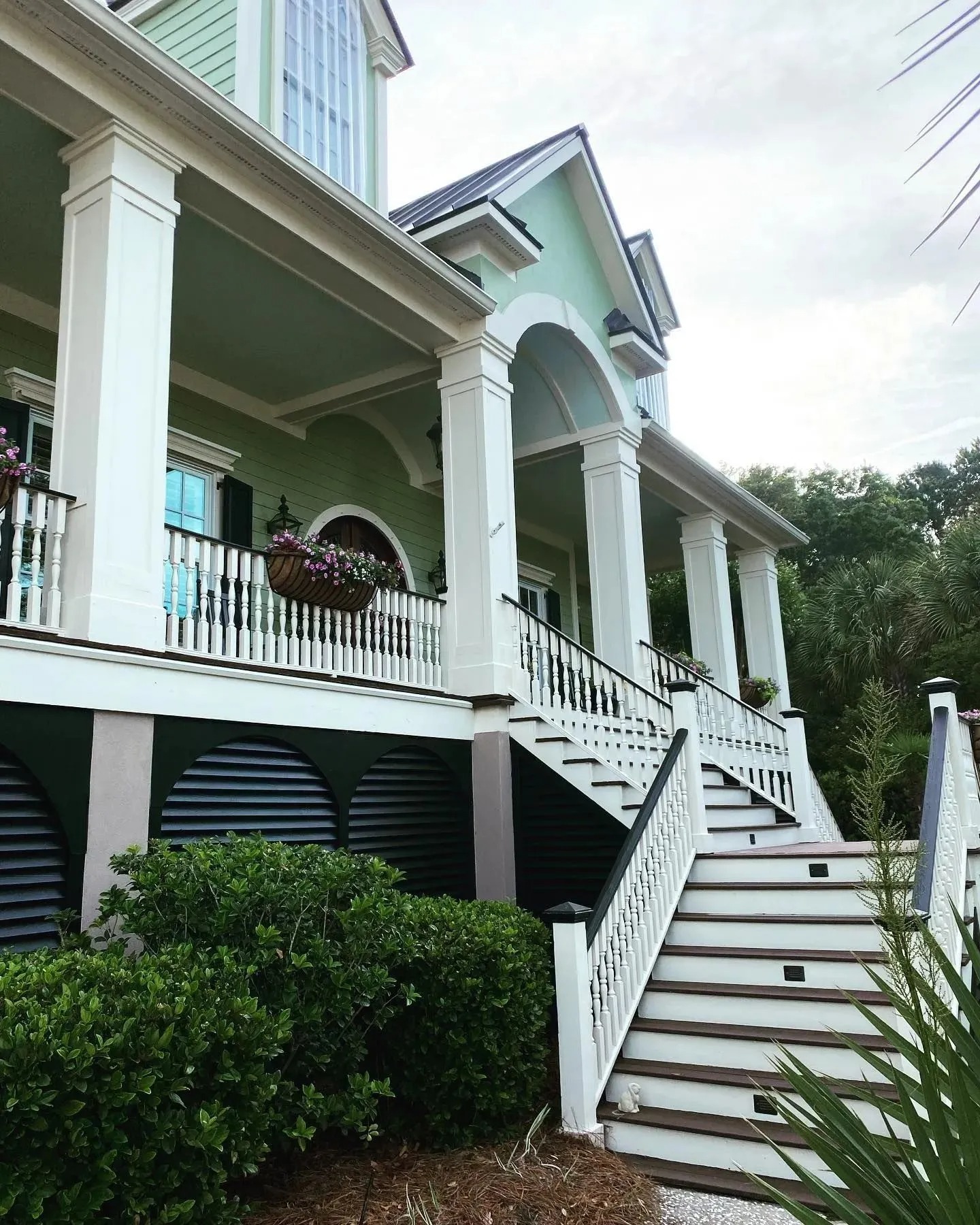 Recent pressure washing project